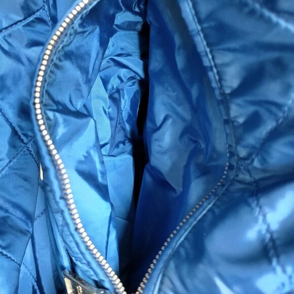 Prada Hand Bag Navy Blue Nylon 643-081325 - Picture 10 of 14